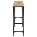 vidaXL Konzolasztal Artisan tölgy 180 x 30 x 75 cm Faanyag