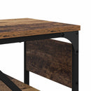 vidaXL Konzolasztal Öreg fa 105x30x75cm Faanyag