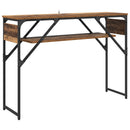 vidaXL Konzolasztal Öreg fa 105x30x75cm Faanyag