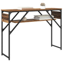 vidaXL Konzolasztal Öreg fa 105x30x75cm Faanyag