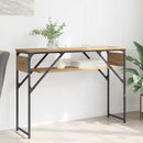 vidaXL Konzolasztal Artisan tölgy Faanyag 105x30x75cm
