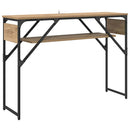 vidaXL Konzolasztal Artisan tölgy 105x30x75cm Faanyag