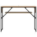 vidaXL Konzolasztal Artisan tölgy 105x30x75cm Faanyag