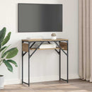 vidaXL Konzolasztal Artisan tölgy 75x30x75cm Faanyag