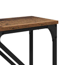 vidaXL Konzolasztal 2 pcs Öreg fa 100 x 28 x 75 cm Faanyag