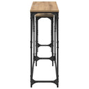 vidaXL Konzolasztal 2 pcs Artisan tölgy 100 x 28 x 75 cm Faanyag