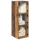 vidaXL Fali Szekrény Falra szerelhető Öreg fa 35 x 37 x 102 cm Faanyag