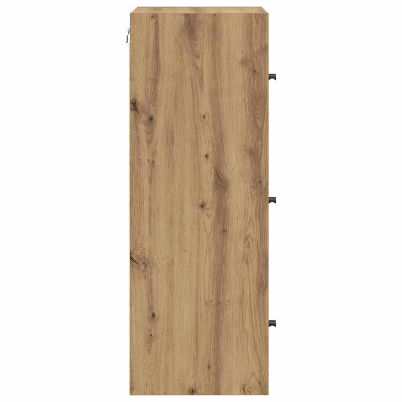vidaXL Fali Szekrény Artisan tölgy 35 x 37 x 102 cm Faanyag