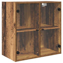 vidaXL Fali Szekrény Öreg fa 68 x 37 x 68,5 cm Faanyag