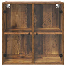 vidaXL Fali Szekrény Öreg fa 68 x 37 x 68,5 cm Faanyag