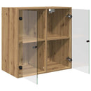 vidaXL Fali Szekrény Artisan tölgy 68 x 37 x 68,5 cm Faanyag