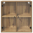 vidaXL Fali Szekrény Artisan tölgy 68 x 37 x 68,5 cm Faanyag