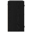 vidaXL Fali Szekrény Fekete tölgy 68 x 37 x 68,5 cm Faanyag