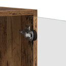 vidaXL Fali Szekrények 2 pcs Öreg fa 68 x 37 x 35 cm Faanyag