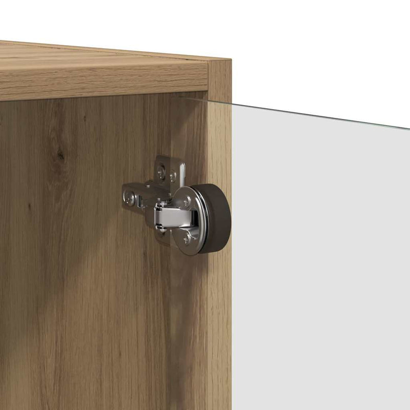 vidaXL Fali Szekrény Artisan tölgy 68 x 37 x 35 cm Faanyag