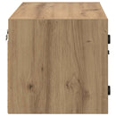 vidaXL Fali Szekrények 2 pcs Artisan tölgy 68 x 37 x 35 cm Faanyag