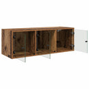 vidaXL Fali Szekrény Falra szerelhető Öreg fa 102 x 37 x 35 cm Faanyag