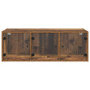 vidaXL Fali Szekrény Falra szerelhető Öreg fa 102 x 37 x 35 cm Faanyag