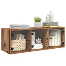 vidaXL Fali Szekrény Falra szerelhető Öreg fa 102 x 37 x 35 cm Faanyag