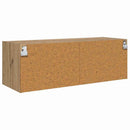 vidaXL Fali Szekrény Artisan tölgy 102 x 37 x 35 cm Faanyag