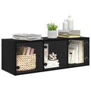 vidaXL Fali Szekrény Fekete tölgy 102 x 37 x 35 cm Faanyag