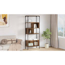 vidaXL Könyvszekrény Öreg fa 76 x 33 x 188,5 cm Faanyag