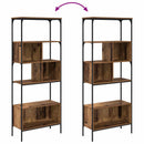 vidaXL Könyvszekrény Öreg fa 76 x 33 x 188,5 cm Faanyag