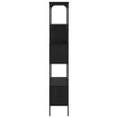vidaXL Könyvszekrény Fekete tölgy 76 x 33 x 188,5 cm Faanyag