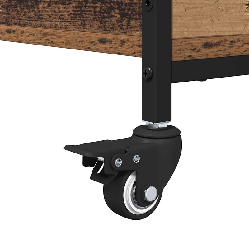 vidaXL Dohányzóasztal Öreg fa 91 x 55 x 32 cm Faanyag