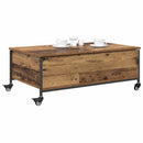 vidaXL Dohányzóasztal Öreg fa 91 x 55 x 32 cm Faanyag