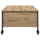 vidaXL Dohányzóasztal Artisan tölgy 91 x 55 x 32 cm Faanyag