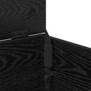 vidaXL Dohányzóasztal Fekete tölgy 91 x 55 x 32 cm Faanyag