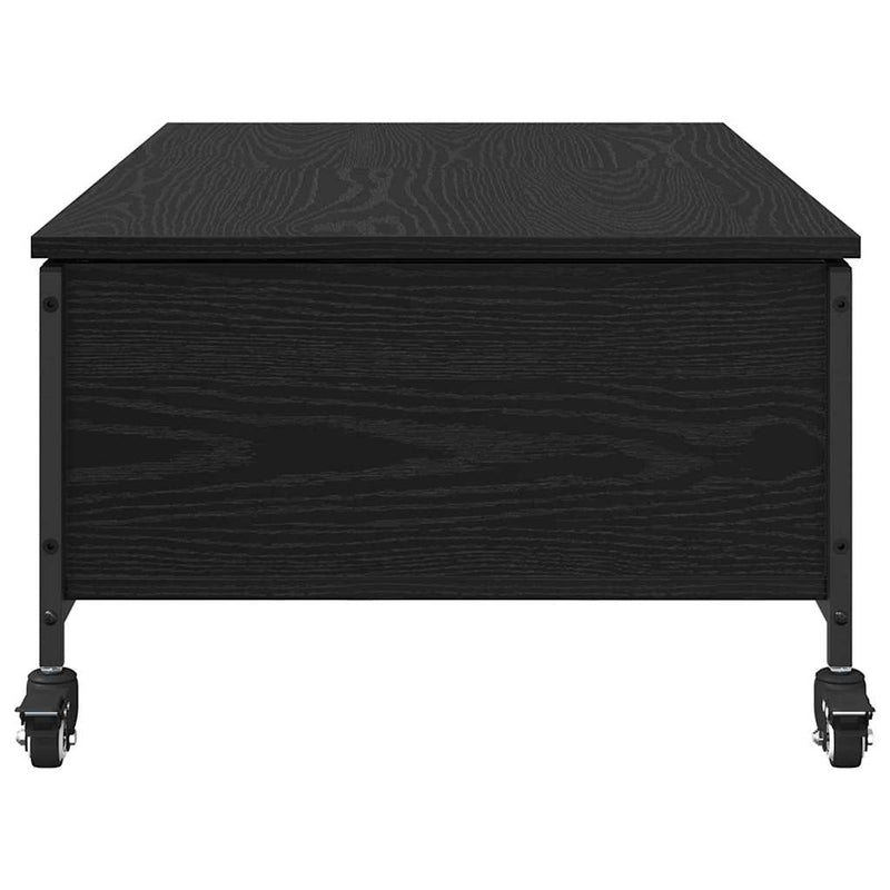 vidaXL Dohányzóasztal Fekete tölgy 91 x 55 x 32 cm Faanyag