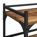 vidaXL Konyhai kocsi Öreg fa 50 x 35 x 75.5 cm Faanyag