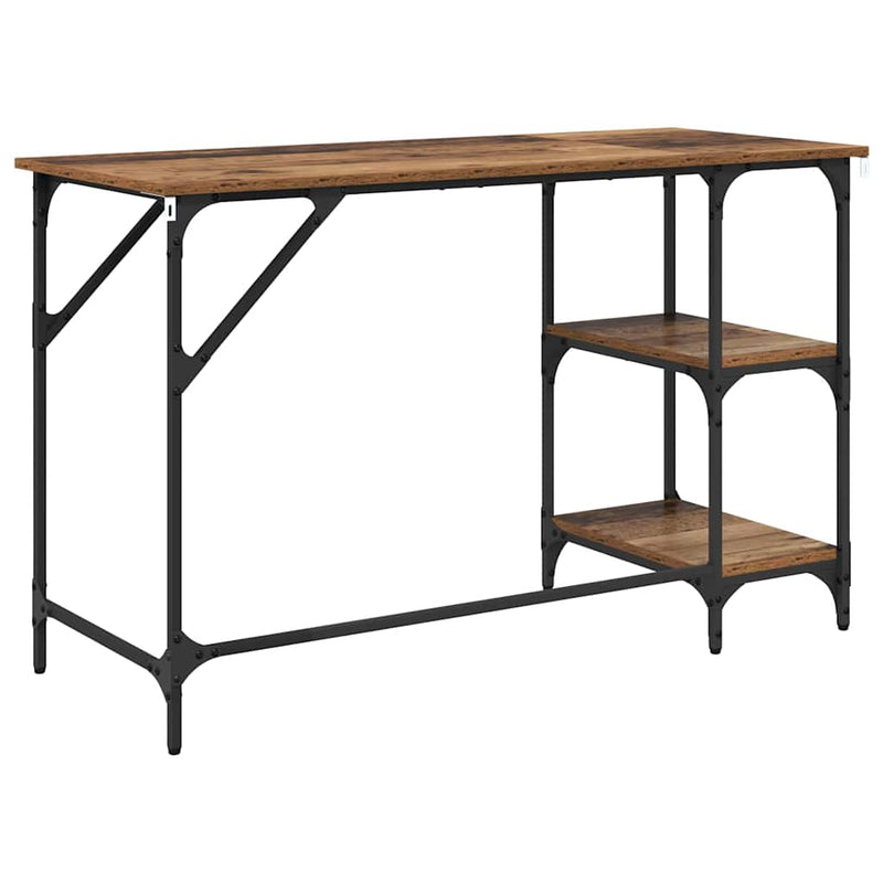 vidaXL Asztal Öreg fa 120 x 50 x 75 cm Faanyag