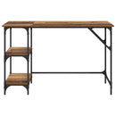 vidaXL Asztal Öreg fa 120 x 50 x 75 cm Faanyag