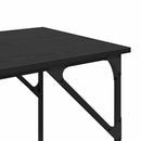 vidaXL Asztal Fekete tölgy 120 x 50 x 75 cm Faanyag