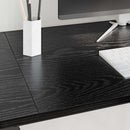 vidaXL Asztal Fekete tölgy 120 x 50 x 75 cm Faanyag