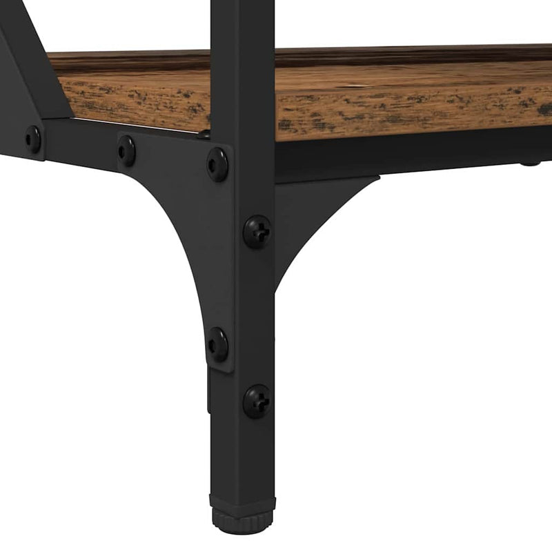 vidaXL Dohányzóasztal Öreg fa 70x50x50cm Faanyag