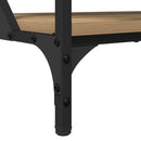 vidaXL Dohányzóasztal Artisan tölgy 70x50x50cm Faanyag