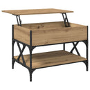 vidaXL Dohányzóasztal Artisan tölgy 70x50x50cm Faanyag