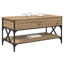 vidaXL Dohányzóasztal Artisan tölgy 100 x 50 x 50 cm Faanyag