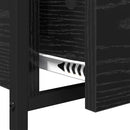 vidaXL Dohányzóasztal fiókkal Fekete tölgy 70 x 50 x 54.5 cm Faanyag