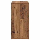 vidaXL Széf fiókkal Öreg fa 59 x 39 x 80 cm Faanyag