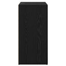 vidaXL Széf fiókkal Fekete tölgy 59 x 39 x 80 cm Faanyag