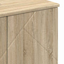 vidaXL Fürdőszoba Székény Sonoma tölgy 61 x 35 x 64 cm Faanyag & Fém