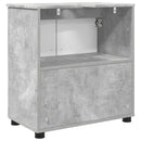 vidaXL Fürdőszoba Székény Beton Szürke 61 x 35 x 64 cm Faanyag & Fém