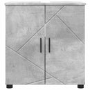 vidaXL Fürdőszoba Székény Beton Szürke 61 x 35 x 64 cm Faanyag & Fém