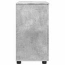vidaXL Fürdőszoba Székény Beton Szürke 61 x 35 x 64 cm Faanyag & Fém