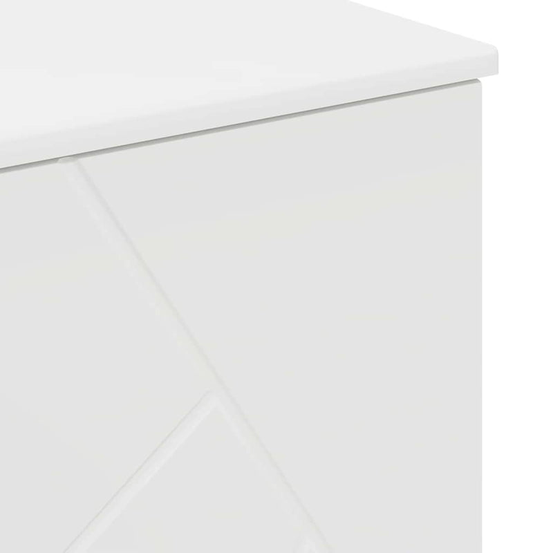 vidaXL Fürdőszoba Székény fiókkal Fehér 76.5 x 35 x 64 cm Faanyag